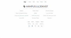 Desktop Screenshot of hlilje.com